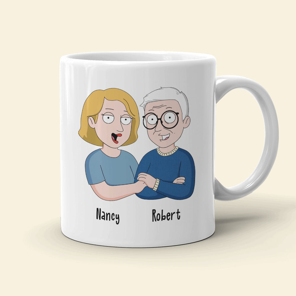 Personalized Father & Daughter Funny Coffee Mug - Perfect Duo Coffee Mug PopCulturePrints