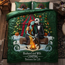 Load image into Gallery viewer, Love Under the Stars - Personalized Camping Couples Quilt Bedding Set Bedding Set PopCulturePrints
