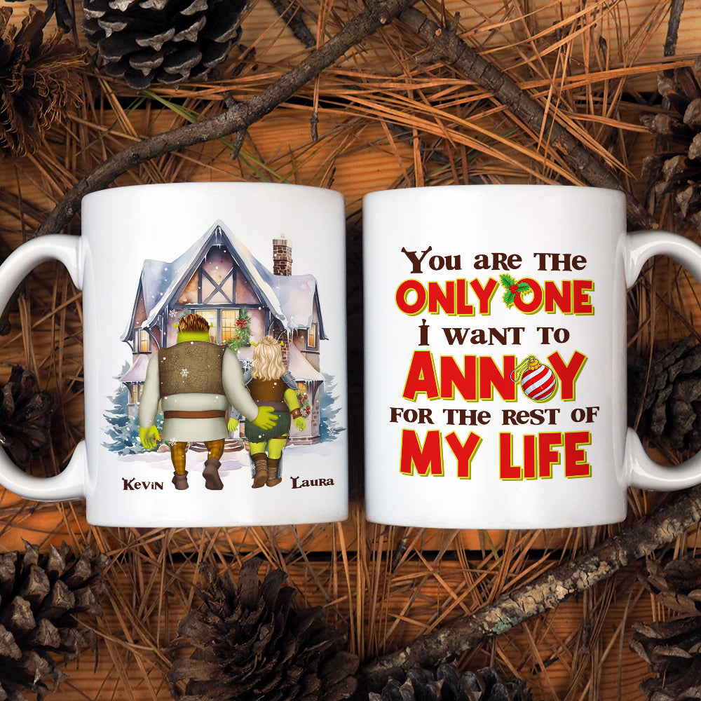Personalized Couples Mug - 'Annoy You Forever' Custom Gift for Valentine's Day Gifts Coffee Mug PopCulturePrints