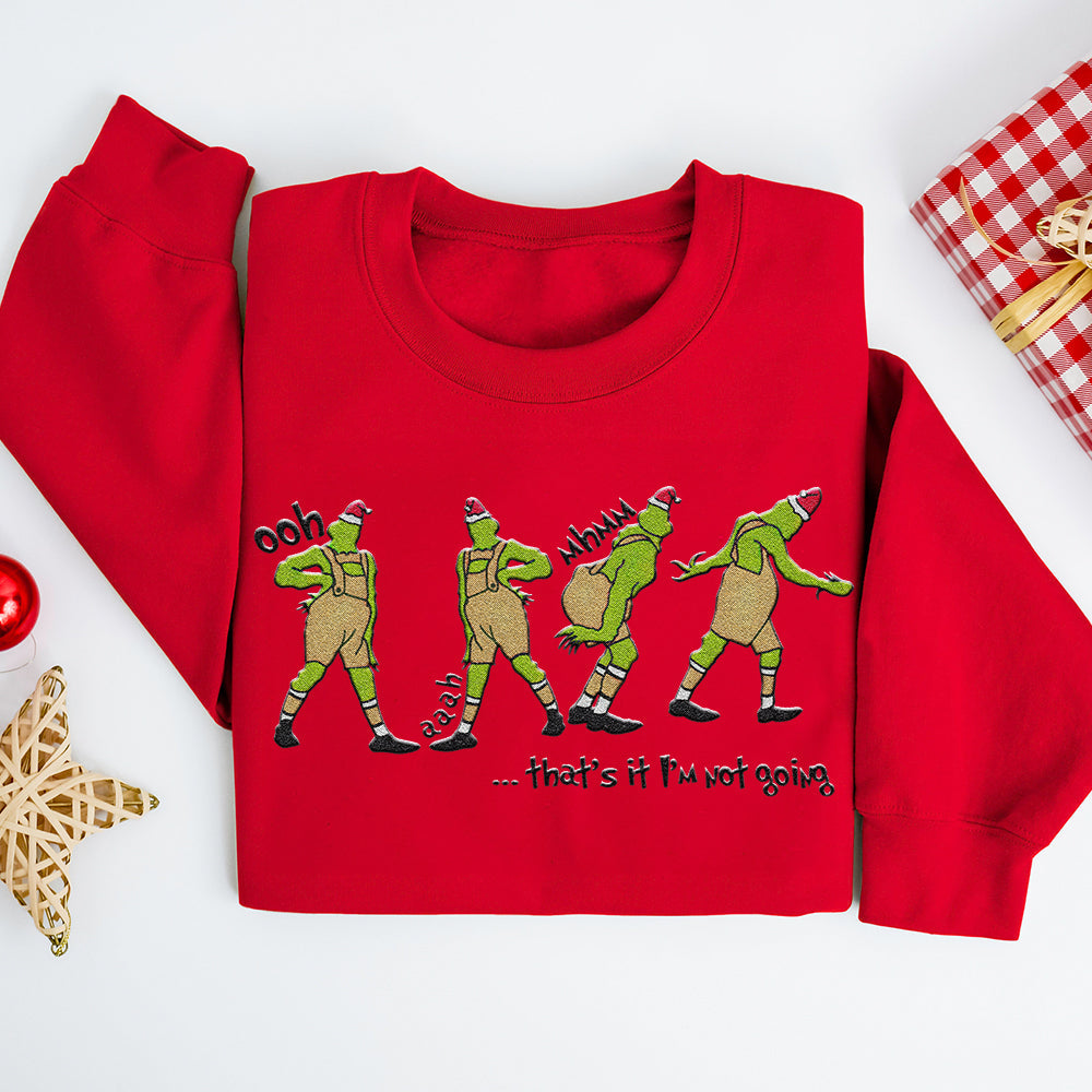 Festive Grinch Dance Christmas Sweatshirt