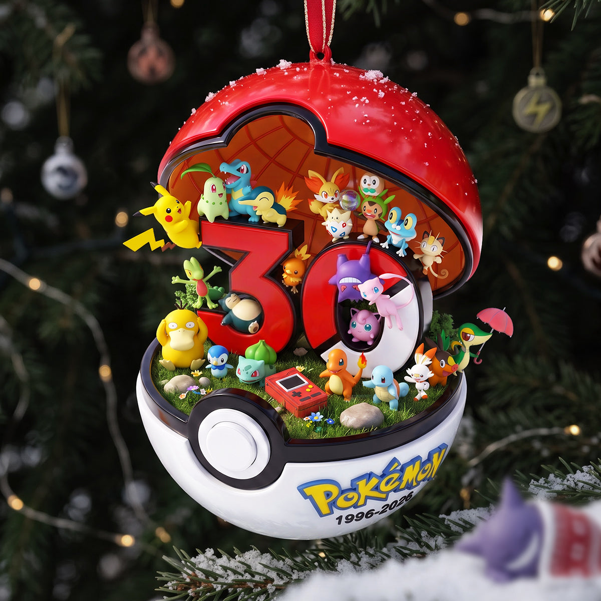 Celebrate 30 Years of Fun with Personalized Milestone Hatch Acrylic Ornament - A Perfect Gift for Game Lovers Ornament PopCulturePrints