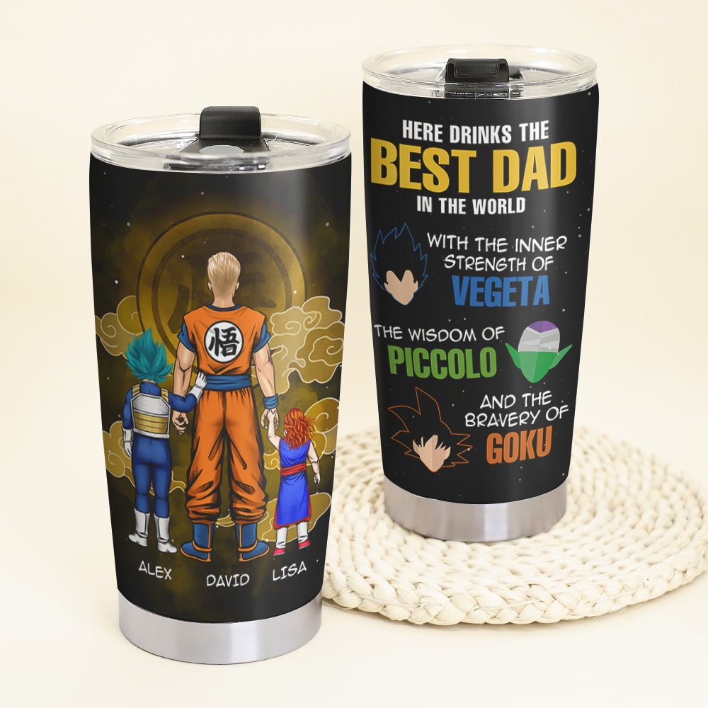 Personalized Super Dad Tumbler - Inspired by Iconic Heroes