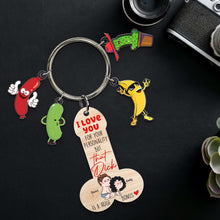 Load image into Gallery viewer, Personalized Funny Couple Keychain - Unique Gift for Him and Her Keychains PopCulturePrints
