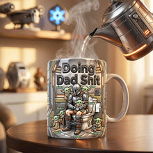 Load image into Gallery viewer, "Doing Dad Shit" – Funny Dad Doing Magic Coffee Mug - Personalized Gift for Dad, Grandpa, and More Coffee Mug PopCulturePrints
