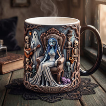 Load image into Gallery viewer, Dark Gothic Bride Magic Mug - Personalized Spooky Gifts 01TTTA160926 Coffee Mug PopCulturePrints
