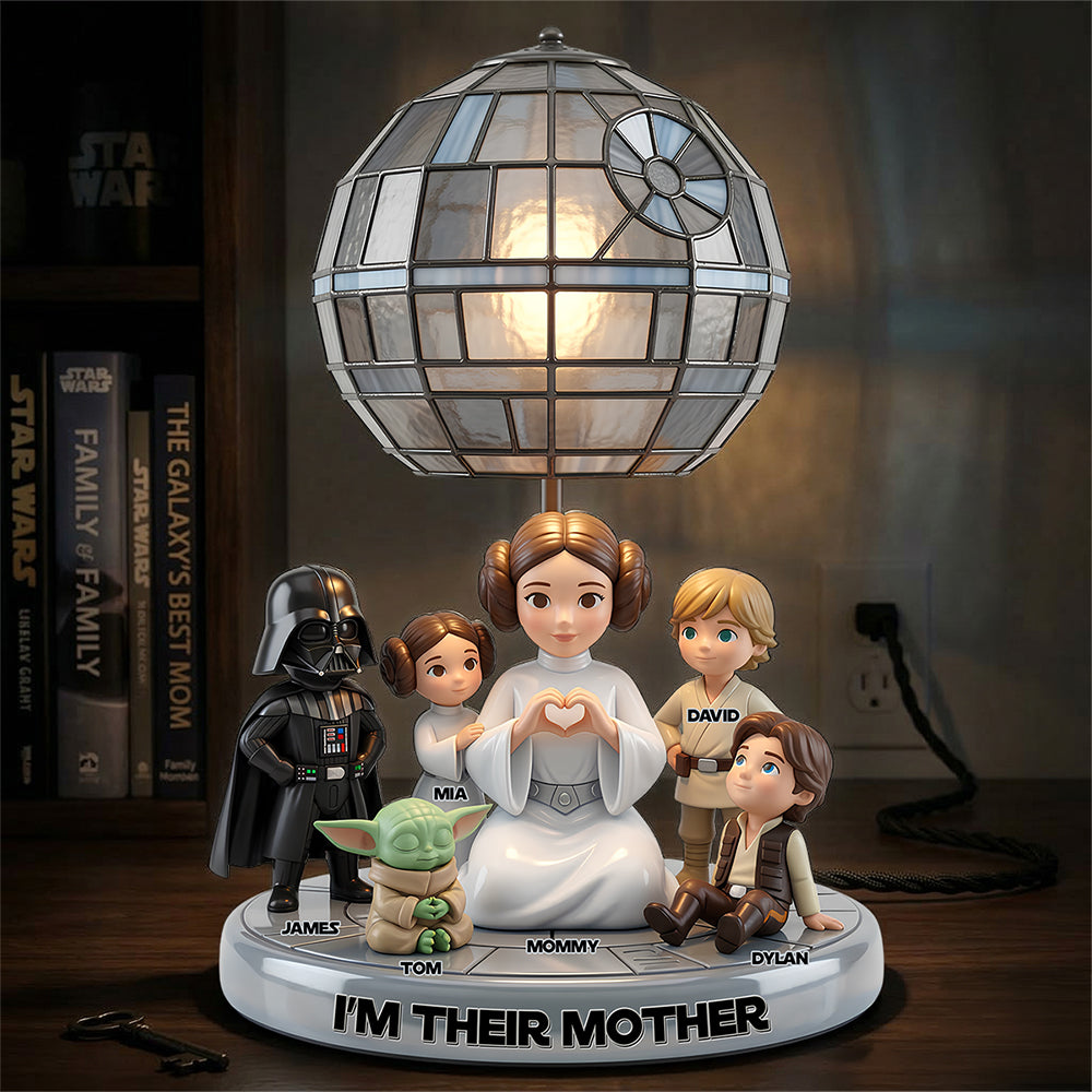 I'm Their Mother - Super Mom & Tiny Fighter Light Box - Personalized Gifts for Mom Light Box PopCulturePrints