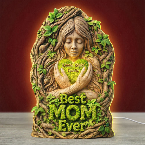 Best Mom Ever - Custom Nature Light Box for Mother's Day Light Box PopCulturePrints