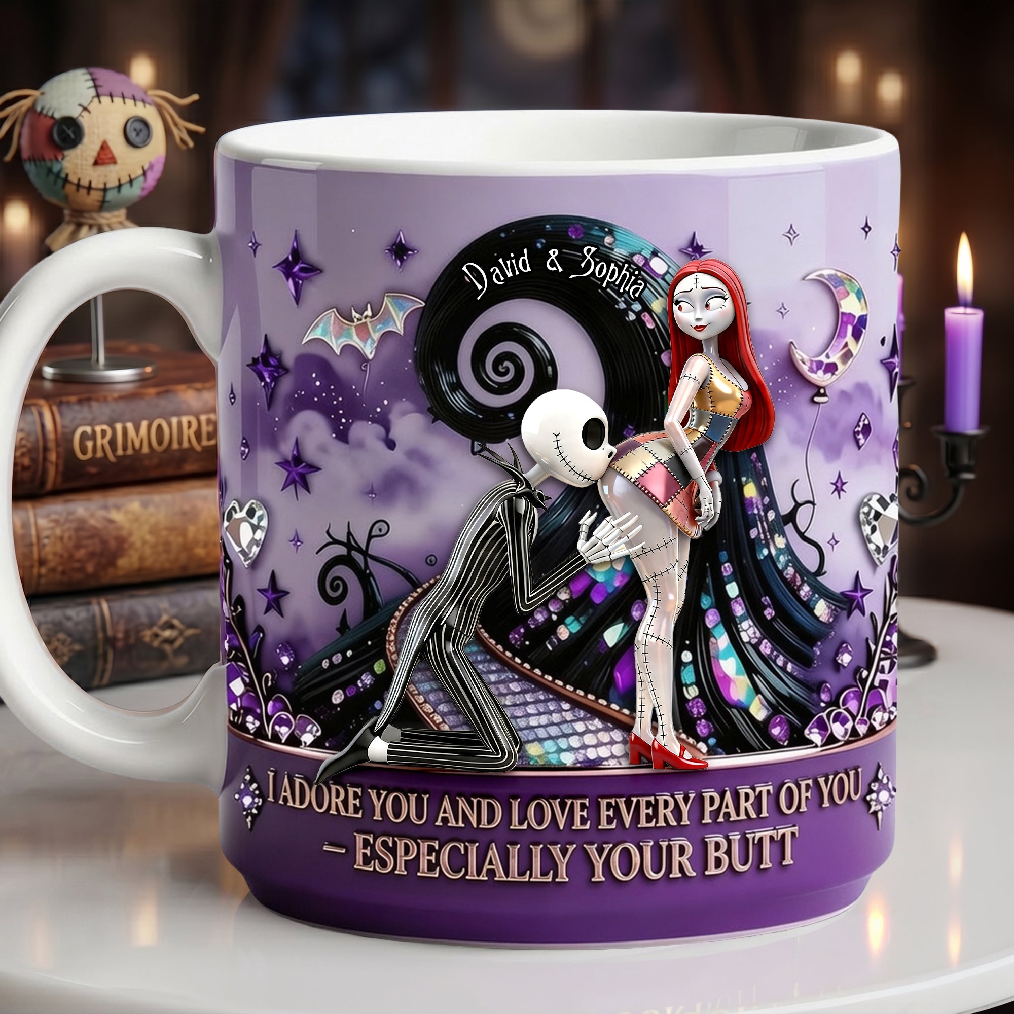 I Adore You and Love Every Part of You - Naughty Couples Coffee Mug | Personalized Gifts for Couples