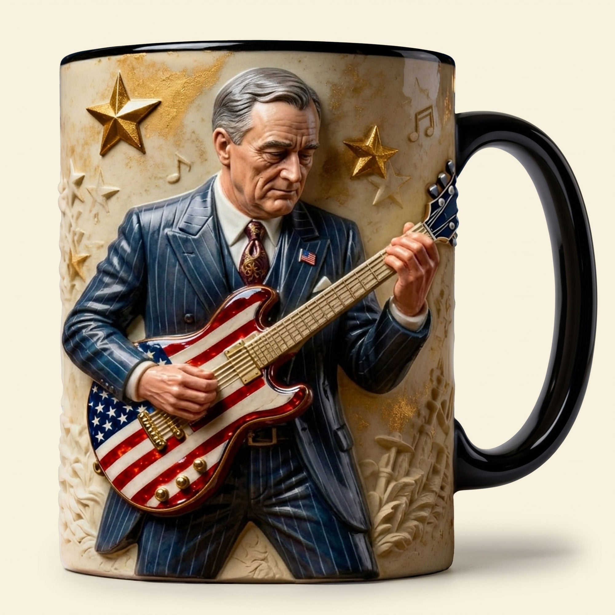 “Celebrate Freedom with Every Sip” - Patriotic Magic Mug - Custom Gift for History Lovers Coffee Mug PopCulturePrints