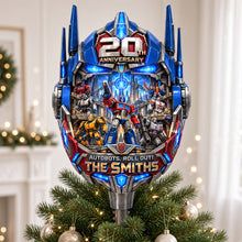 Load image into Gallery viewer, 20 Years of Mechanical Adventure Tree Topper - Personalized Anniversary Gift 01HADH150926 Ornament PopCulturePrints
