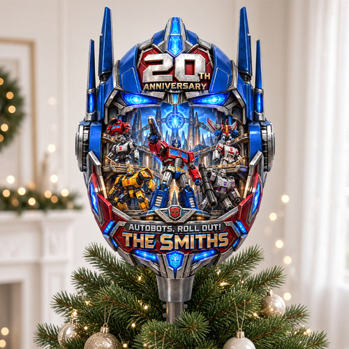 Celebrate 20 Years of Adventure - Personalized Mechanical Tree Topper Ornament PopCulturePrints