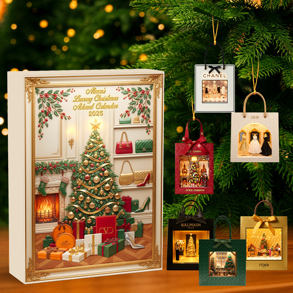 “Indulge in Luxury This Christmas!” - Personalized Advent Calendar for Handbag Lovers Advent Calendar PopCulturePrints