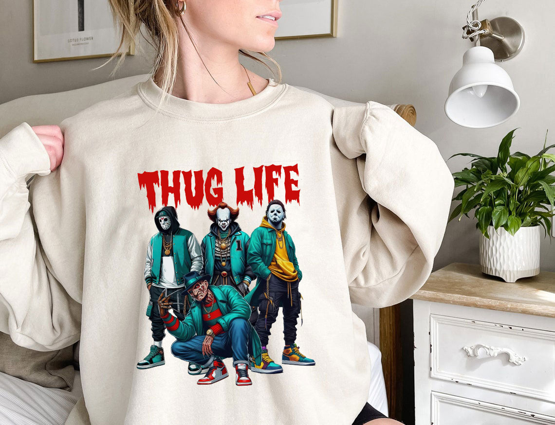 Thug Life Horror Icons Halloween Shirt