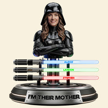 Load image into Gallery viewer, "I'm Their Mother" - Sci-Fi Mom Acrylic Plaque - Custom Personalized Gift for Moms and Grandmas Shaped Plaques PopCulturePrints

