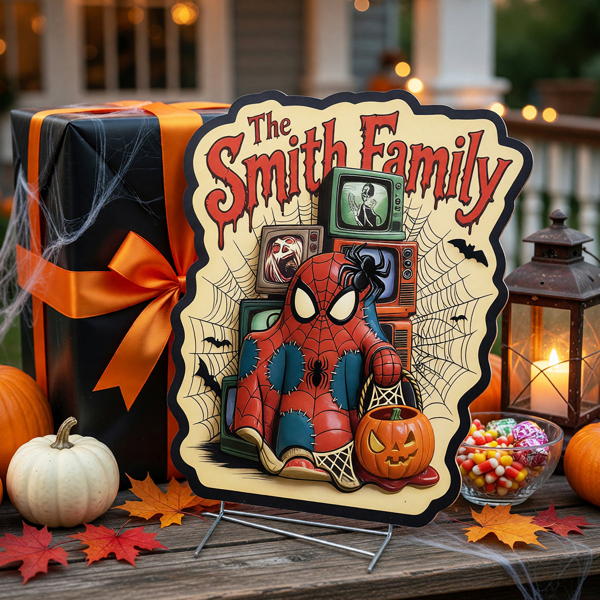 “Trick or Treat with Style!” - Spooky Halloween Yard Sign - Personalized Gift for Families