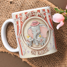 Load image into Gallery viewer, Happiest Mom On Earth Coffee Mug - Personalized Gifts for Mom, Grandma &amp; More Coffee Mug PopCulturePrints
