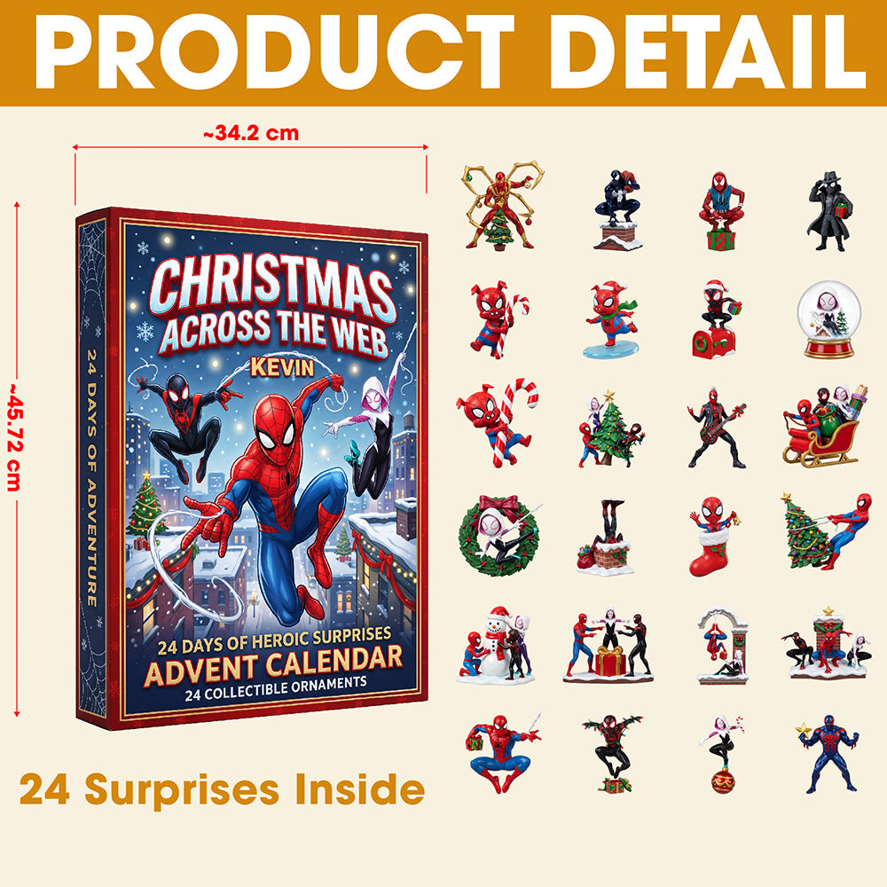 "Unleash the Holiday Spirit!" - Mask Hero Christmas Advent Calendar - Personalized Gifts for Kids and Collectors