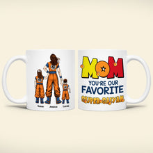 Load image into Gallery viewer, Custom Super Mom Coffee Mug | Personalized Anime Family Gift Coffee Mug PopCulturePrints
