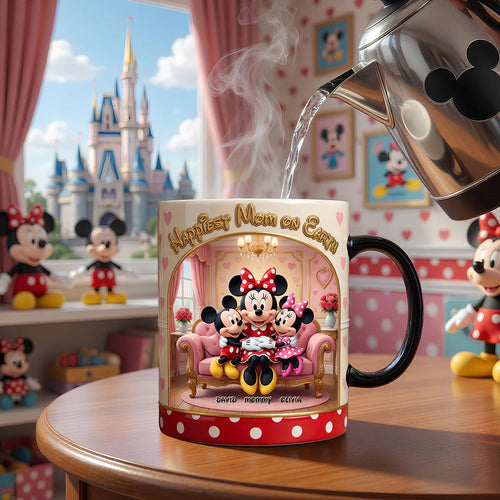 Happiest Mom On Earth - Personalized Magic Mug for Mom Coffee Mug PopCulturePrints