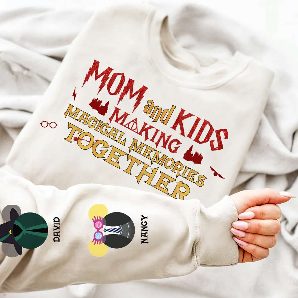 Personalized Mom and Kids Magical Memories Together Sweatshirt