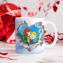 Load image into Gallery viewer, Personalized Cartoon Couple Valentine&#39;s Day Mug Coffee Mug PopCulturePrints
