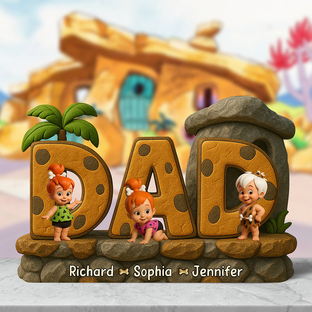 “A Father is a Son’s First Hero” - Custom Acrylic Plaque, Gift for Dad and Grandpa Shaped Plaques PopCulturePrints