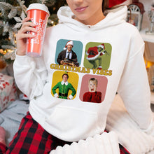 Load image into Gallery viewer, Christmas Vibes Movie Fan Sweatshirt Shirts PopCulturePrints
