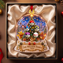 Load image into Gallery viewer, “Celebrate Family Memories with Personalized Fantasy Balls Acrylic Ornament” - Custom Christmas Gift for Pokémon Lovers
