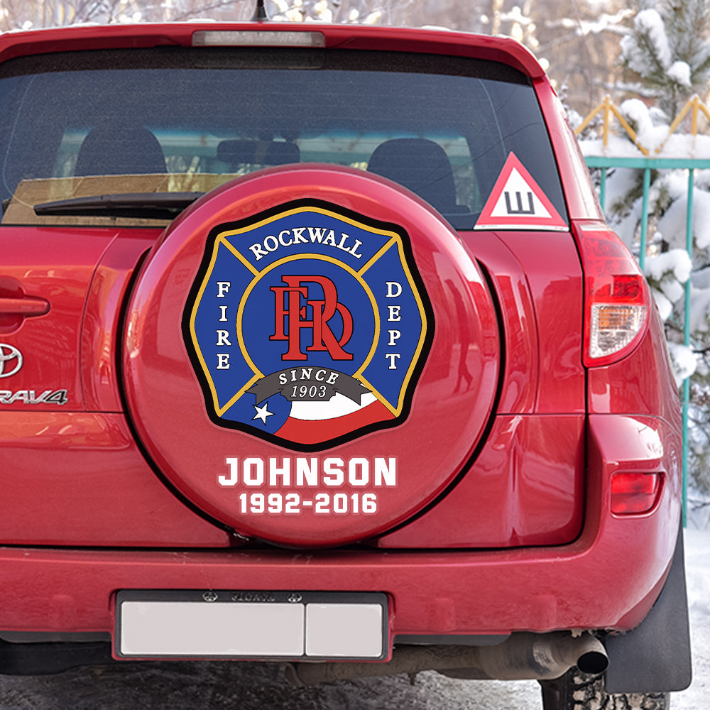 Personalized Richmond Fire Department Car Window Decal