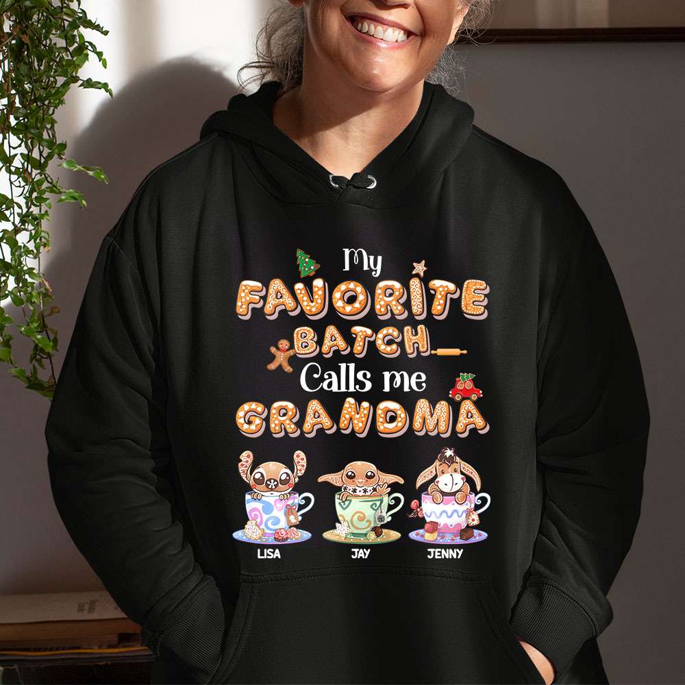 Personalized My Favorite Batch Grandma Shirt - Cute Character Design