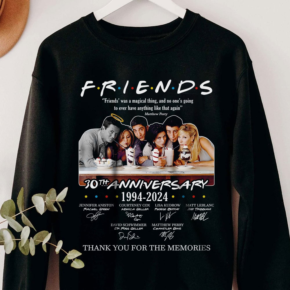 Friends TV Show 30th Anniversary Shirt - Classic 90s Sitcom Tribute