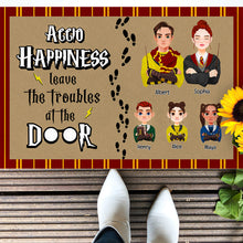 Load image into Gallery viewer, Custom Wizard Family Doormat - Personalized Gifts for Magical Families
