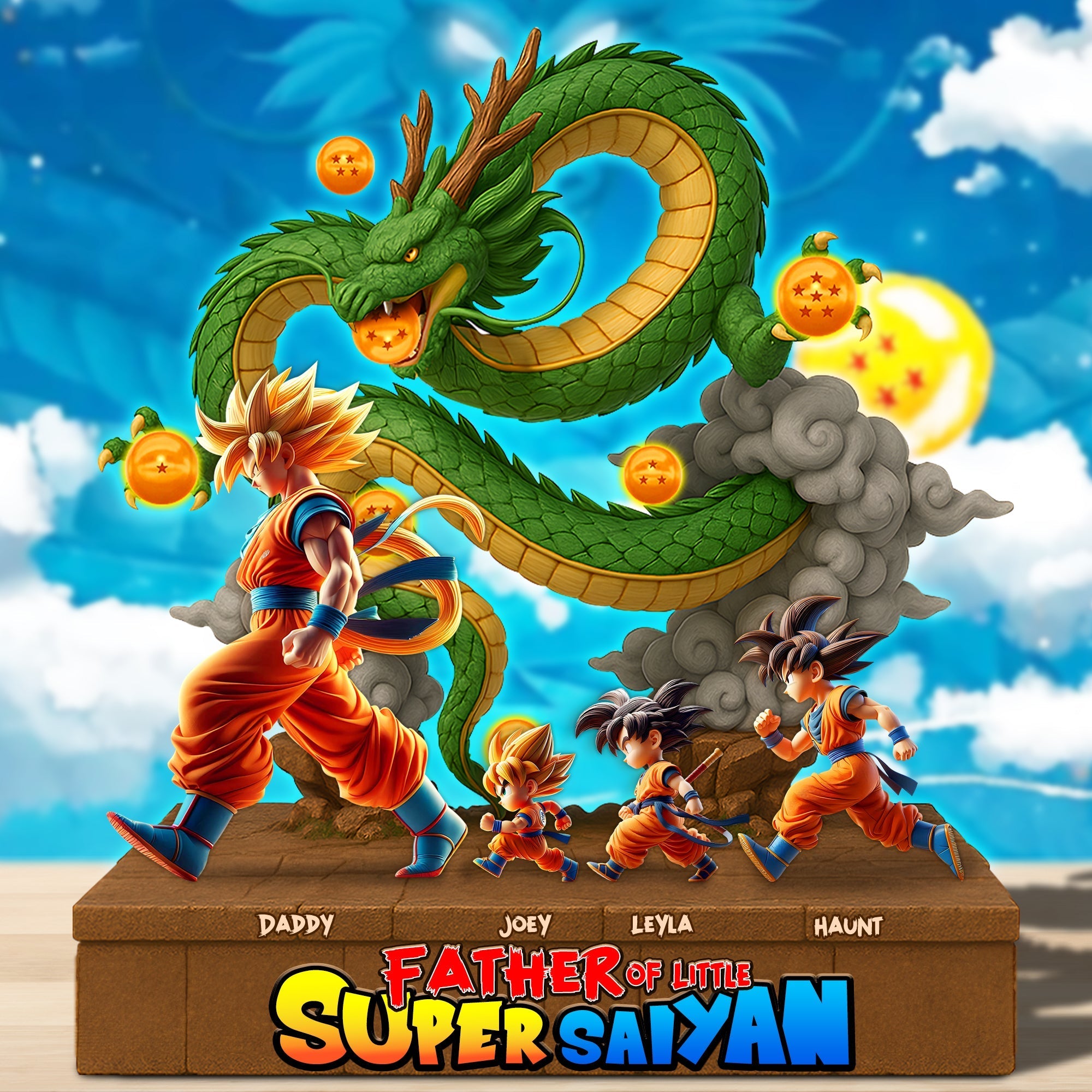 "A Superhero Dad: Celebrate His Strength!" - Superpower Dad Acrylic Plaque - Personalized Gift for Dads, Grandpas, and All Super Dads Shaped Plaques PopCulturePrints