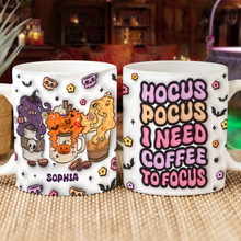 Load image into Gallery viewer, Personalized Halloween Coffee Lover&#39;s Mug
