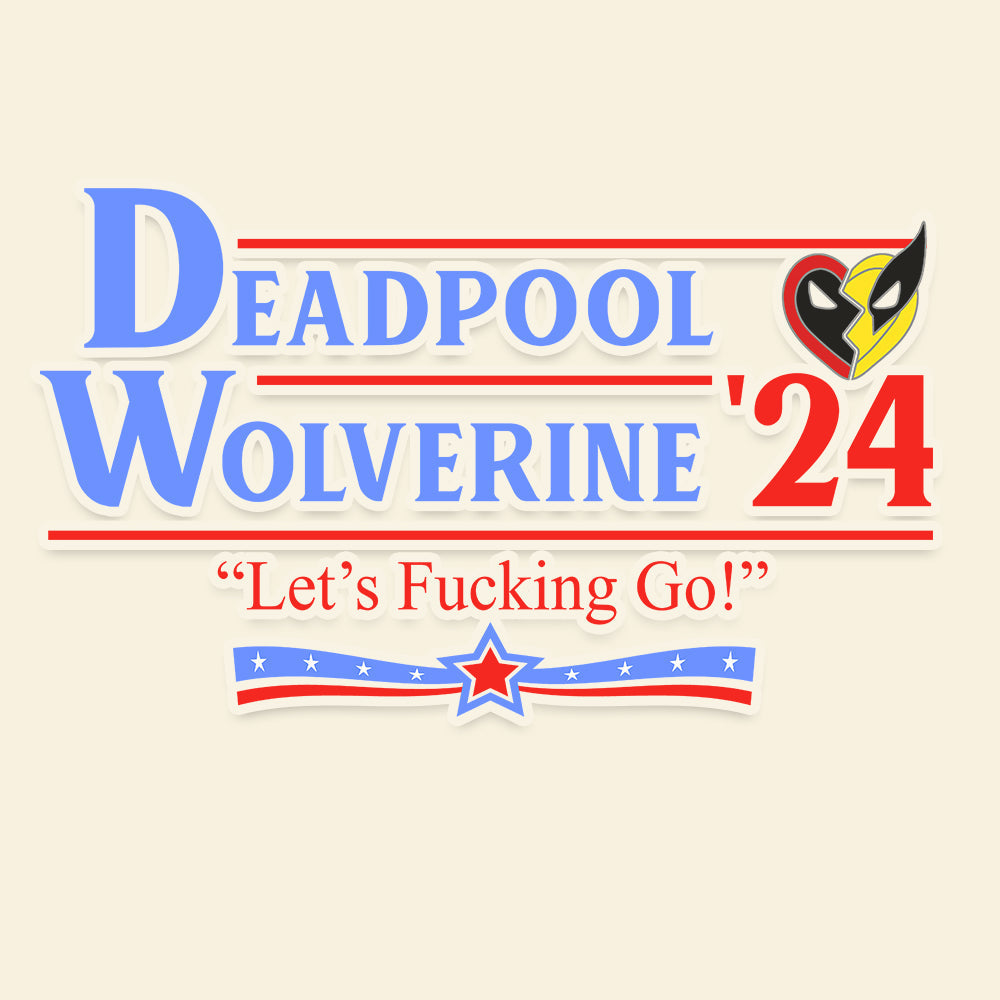 Personalized Deadpool & Wolverine '24 Decal - Let's Go!