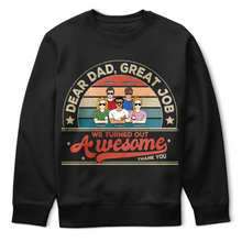Load image into Gallery viewer, We Turned Out Awesome - Personalized T Shirt for Awesome Dads T-shirt PopCulturePrints
