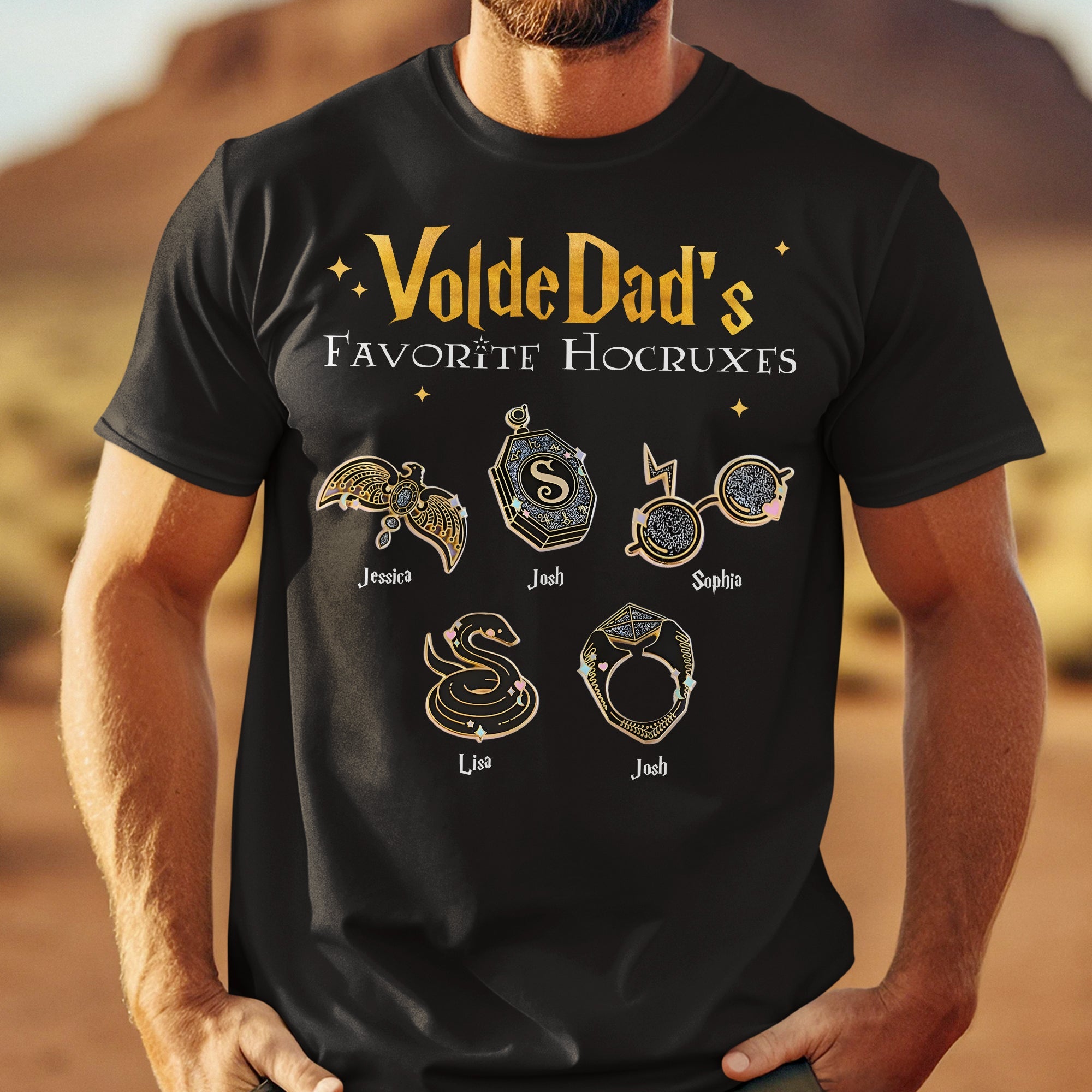 VoldeDad's Favorite Horcruxes Personalized T-Shirt