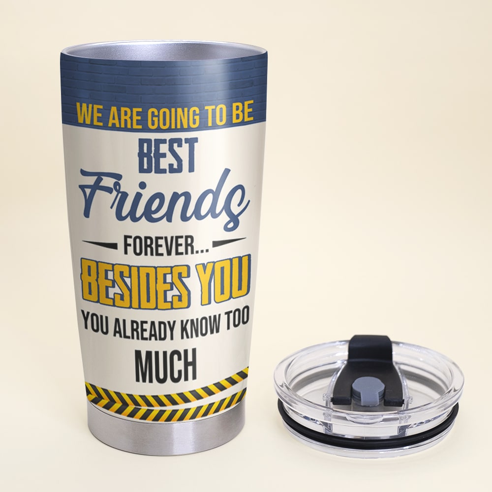 Personalized Best Friends Tumbler - Forever My Partner in Crime