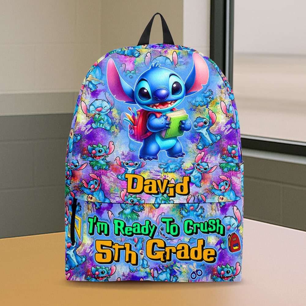 “Unleash Your Creativity!” Cartoon Backpack - Personalized Gift for Kids Backpack PopCulturePrints