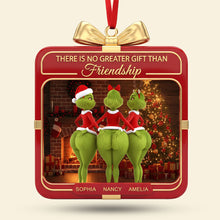 Load image into Gallery viewer, Friendship: The Greatest Gift - Personalized Christmas Ornament for Best Friends Ornament PopCulturePrints
