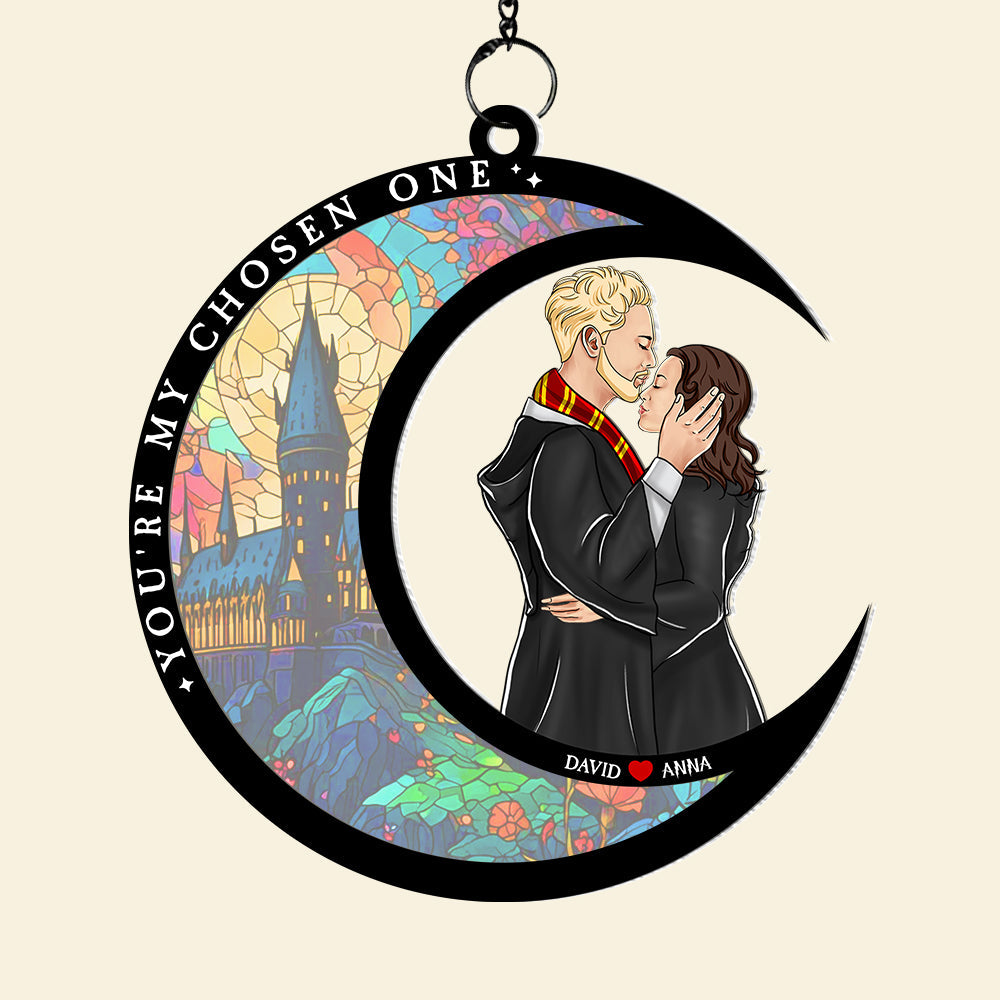 Personalized Harry Potter-Themed 'You're My Chosen One' Hanging Ornament