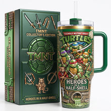 Load image into Gallery viewer, Heroes in a Half-Shell: Break Out Sewer 40oz Tumbler - Personalized Gift for TMNT Fans
