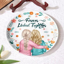 Load image into Gallery viewer, I Love That You&#39;re My Mom - Personalized Ceramic Plate - Thoughtful Gift for Mom and Grandma Ceramic Plate PopCulturePrints
