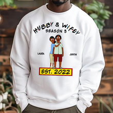 Load image into Gallery viewer, Personalized Husband &amp; Wife Sweatshirt - Unique Anniversary &amp; Valentine&#39;s Day Gifts Shirts PopCulturePrints
