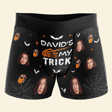Load image into Gallery viewer, Custom Halloween Couples Boxer Briefs - Personalized Face Photo Gift Boxer Briefs PopCulturePrints
