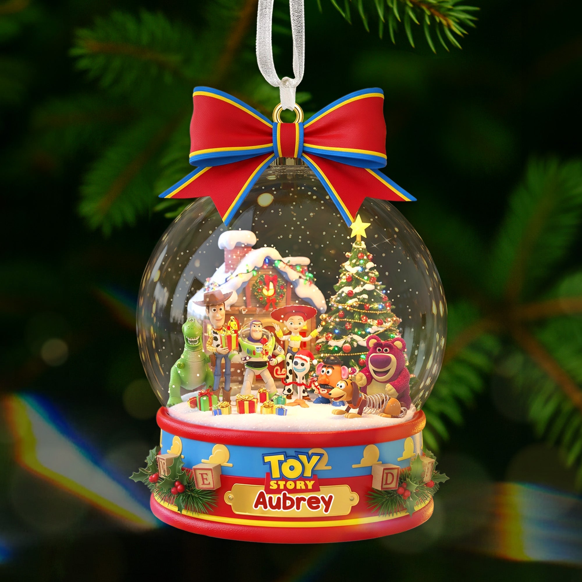 “Celebrate the Magic of Toy Story” - Personalized Christmas Ornament for Cartoon Lovers Ornament PopCulturePrints