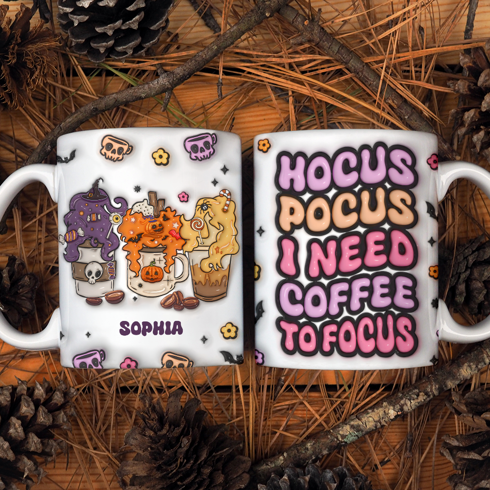 Personalized Halloween Coffee Lover's Mug