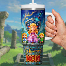 Load image into Gallery viewer, "Embrace the Adventure: The Legend of Mom Tumbler - Personalized Gift for Mom and Kids" Tumbler Cup PopCulturePrints
