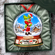 Load image into Gallery viewer, I Fucking Love You - Personalized Furry Naughty Couple Ornament for Christmas
