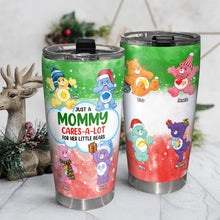 Load image into Gallery viewer, Custom Mom Tumbler - Mommy Cares For Her Little Bears Tumbler Cup PopCulturePrints
